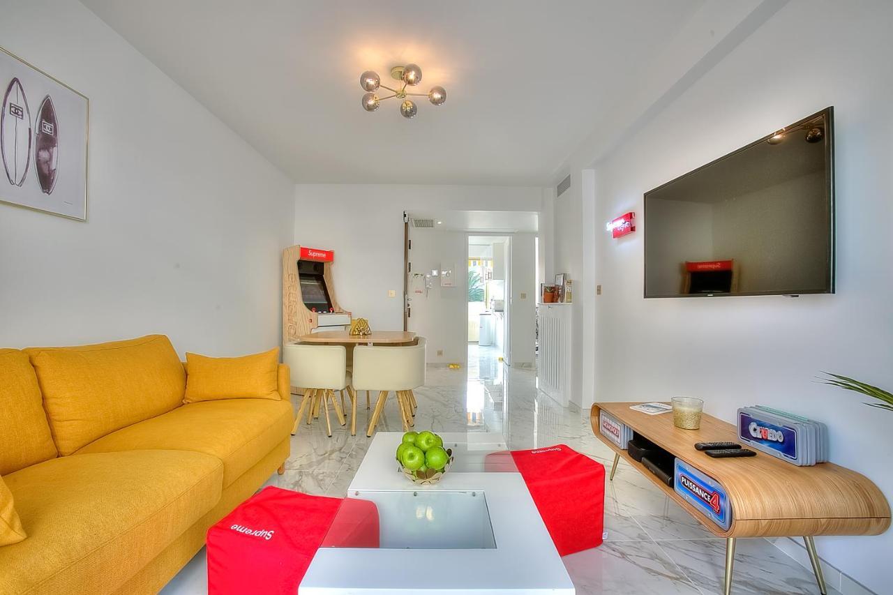 Luxury 4 Stars Apartment With 2 Terraces, Cannes Croisette Exteriör bild