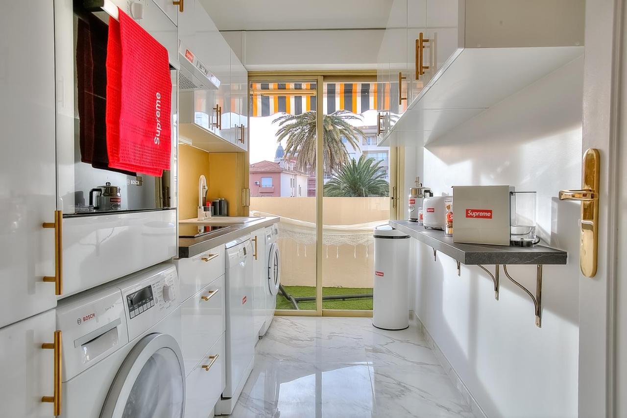 Luxury 4 Stars Apartment With 2 Terraces, Cannes Croisette Exteriör bild